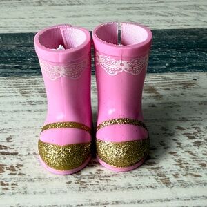 American Girl WELLIEWISHERS Doll ASHLYN Meet Outfit - Shoes BOOTS Only